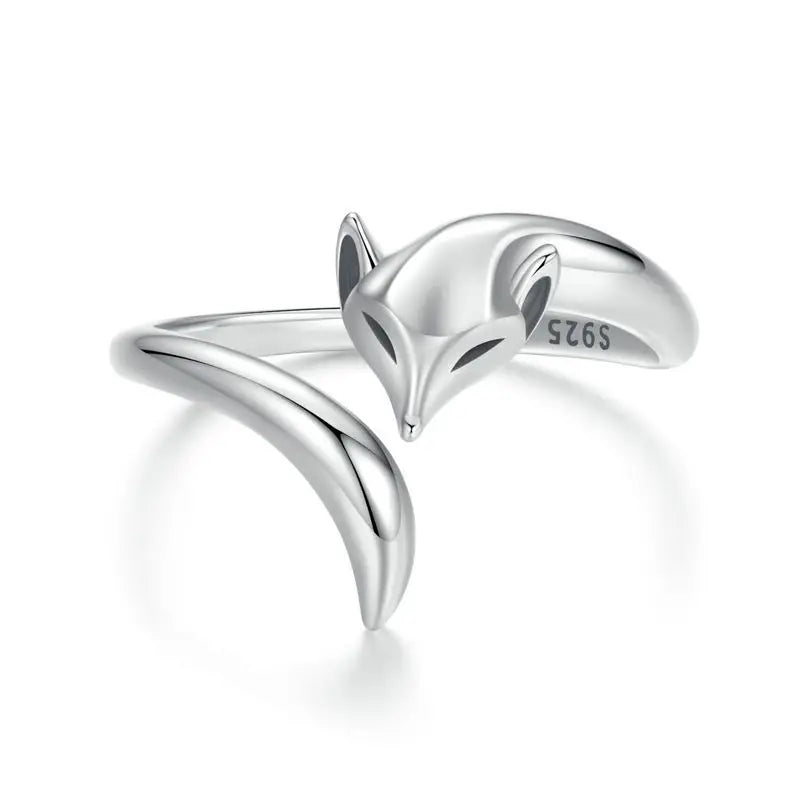 Adjustable Rings - Real 925 Sterling Silver, Stackable, Engagement Zircon Open Size Rings for Women