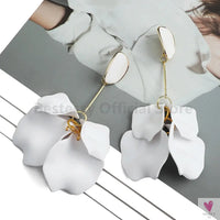 Acrylic Flower Petal Design Big Dangle Earrings For Women & Girls. Elegant Jewelry for Fashion-earrings-SWEET T 52