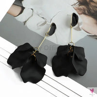 Acrylic Flower Petal Design Big Dangle Earrings For Women & Girls. Elegant Jewelry for Fashion-earrings-SWEET T 52