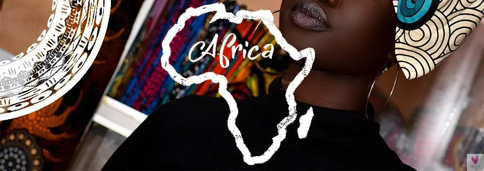 African Ankara Shawl Collar for Women & Girls - Multi Strand Net Necklace, 1 Headband and 10 Bracelets-Necklace-SWEET T 52