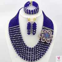 African Beads Jewelry Set - Nigerian Wedding African Beads Jewelry Sweet T 52