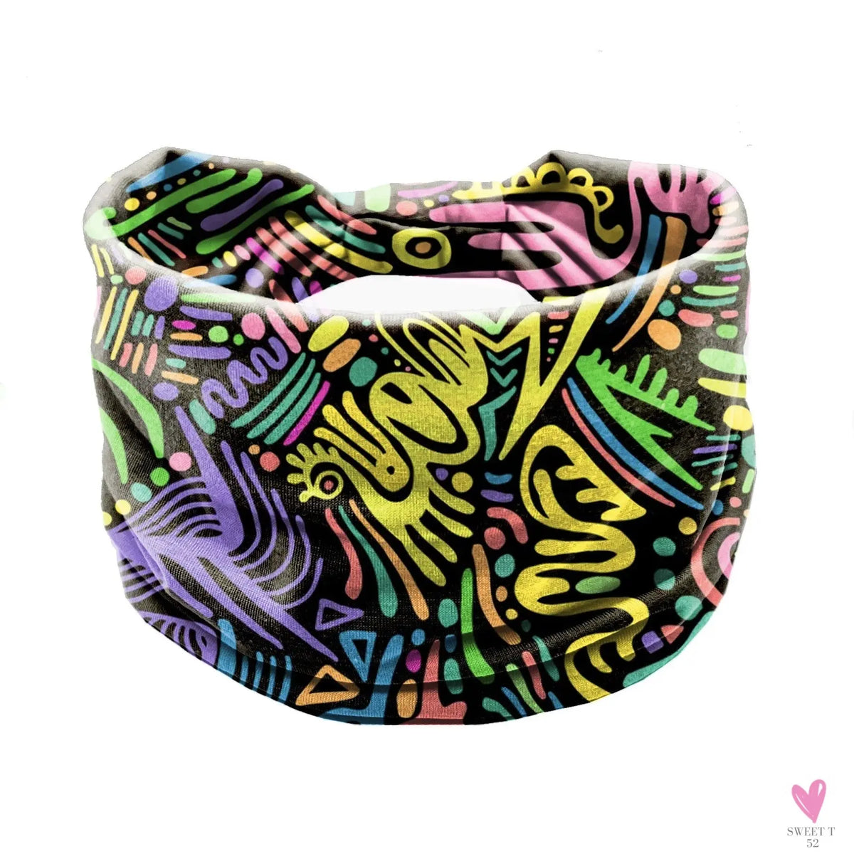 African and Bohemian Twisted Wide Cotton Stretch Headbands for Women & Girls - Headwrap/Turban Headwear, Bandana Headbands-Headbands-SWEET T 52