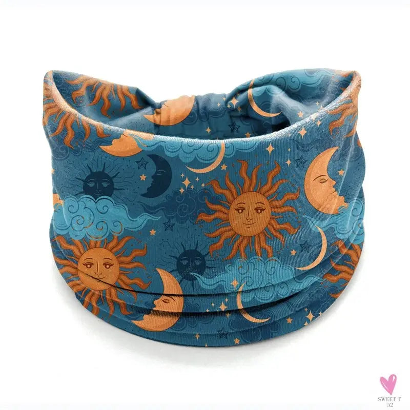 African and Bohemian Twisted Wide Cotton Stretch Headbands for Women & Girls - Headwrap/Turban Headwear, Bandana Headbands-Headbands-SWEET T 52