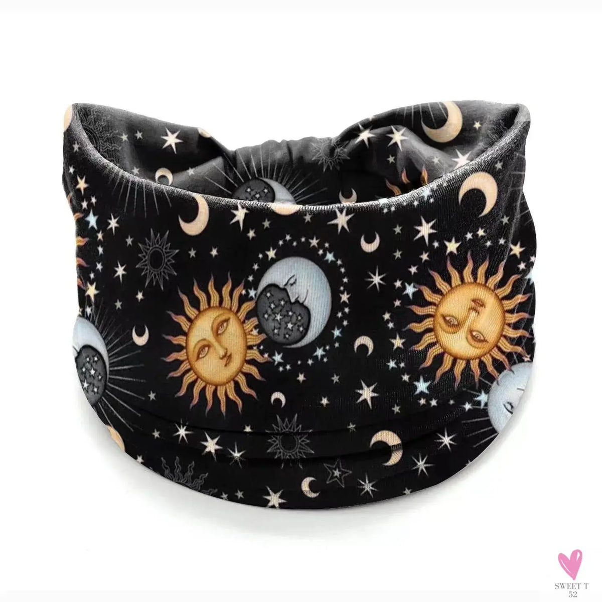 African and Bohemian Twisted Wide Cotton Stretch Headbands for Women & Girls - Headwrap/Turban Headwear, Bandana Headbands-Headbands-SWEET T 52