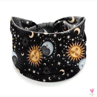 African and Bohemian Twisted Wide Cotton Stretch Headbands for Women & Girls - Headwrap/Turban Headwear, Bandana Headbands-Headbands-SWEET T 52