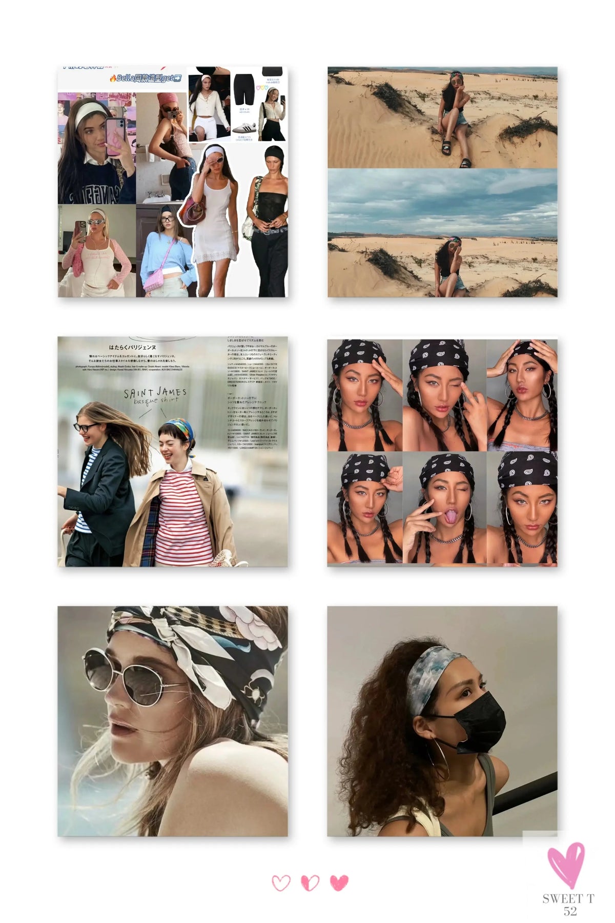 African and Bohemian Twisted Wide Cotton Stretch Headbands for Women & Girls - Headwrap/Turban Headwear, Bandana Headbands-Headbands-SWEET T 52