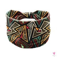 African and Bohemian Twisted Wide Cotton Stretch Headbands for Women & Girls - Headwrap/Turban Headwear, Bandana Headbands-Headbands-SWEET T 52