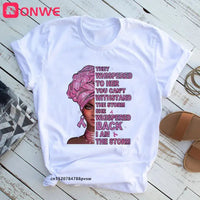 Beautiful African Lady Women T-shirt Girl Sisters Black Lives Matter Funny 90S Print Tops Tee,Drop Ship SWEET T 52