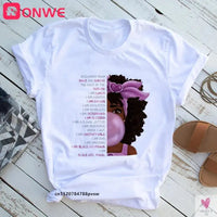 Beautiful African Lady Women T-shirt Girl Sisters Black Lives Matter Funny 90S Print Tops Tee,Drop Ship SWEET T 52