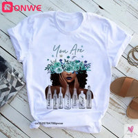 Beautiful African Lady Women T-shirt Girl Sisters Black Lives Matter Funny 90S Print Tops Tee,Drop Ship SWEET T 52
