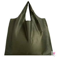 Big Size Thick Nylon Large Tote, ECO Reusable Polyester Portable Women's Folding Shoulder Shopping Pouch Sweet T 52