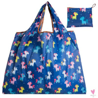 Big Size Thick Nylon Large Tote, ECO Reusable Polyester Portable Women's Folding Shoulder Shopping Pouch Sweet T 52