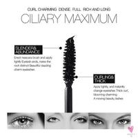 Black Curled Lashes Mascara - Lengthens Eyelashes, Extra Volume, Long Lasting Waterproof Natural, Quick Drying Female Makeup Sweet T 52