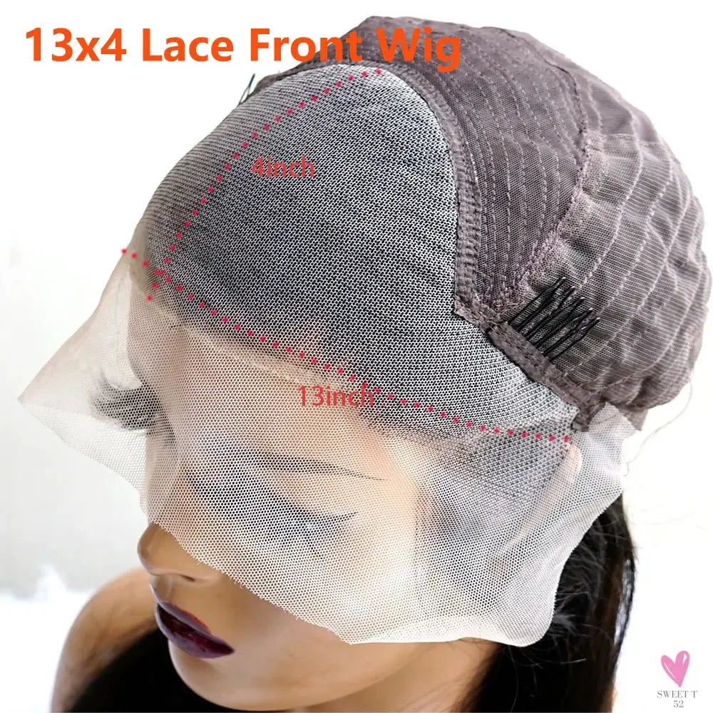 Blonde Highlights, Short Bob, Glueless Human Hair Wig, Ready To Go Curly Bob 13x4 & 4x4 for Women Sweet T 52