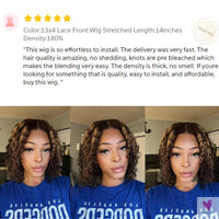 Blonde Highlights, Short Bob, Glueless Human Hair Wig, Ready To Go Curly Bob 13x4 & 4x4 for Women Sweet T 52