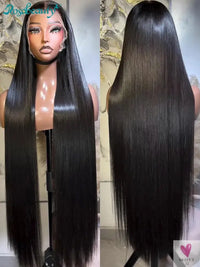 Bone Straight 13x4/13x6 Transparent Lace Frontal Human Hair Wigs, Pre Plucked HD Lace Wigs for Women SWEET T 52