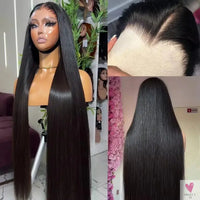 Bone Straight 13x4/13x6 Transparent Lace Frontal Human Hair Wigs, Pre Plucked HD Lace Wigs for Women SWEET T 52