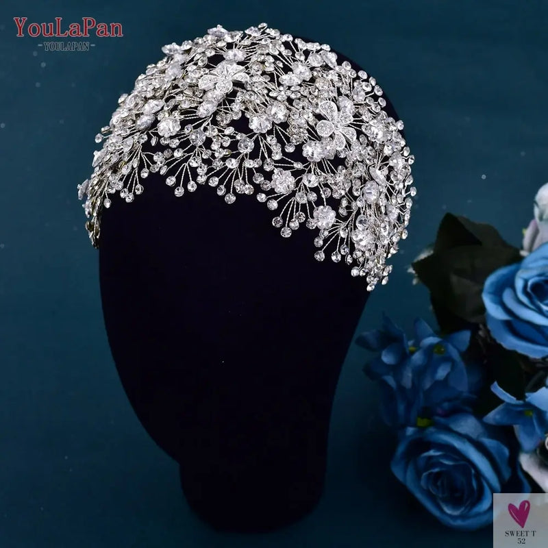 Bridal/Pageant Tiara - Crystal Crown Hair Accessories, Luxury Headdress Alloy for Women & Girls