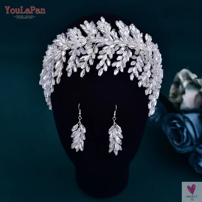 Bridal/Pageant Tiara - Crystal Crown Hair Accessories, Luxury Headdress Alloy for Women & Girls