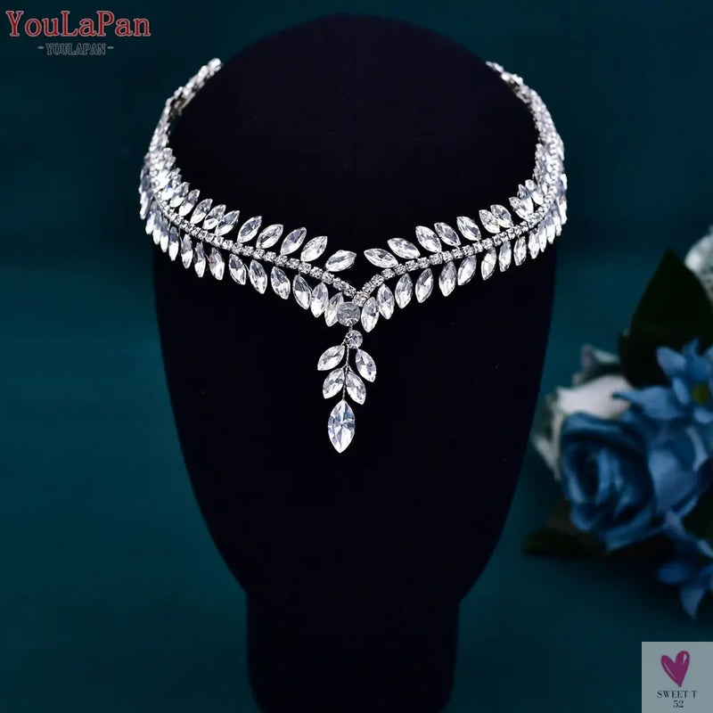 Bridal/Pageant Tiara - Crystal Crown Hair Accessories, Luxury Headdress Alloy for Women & Girls