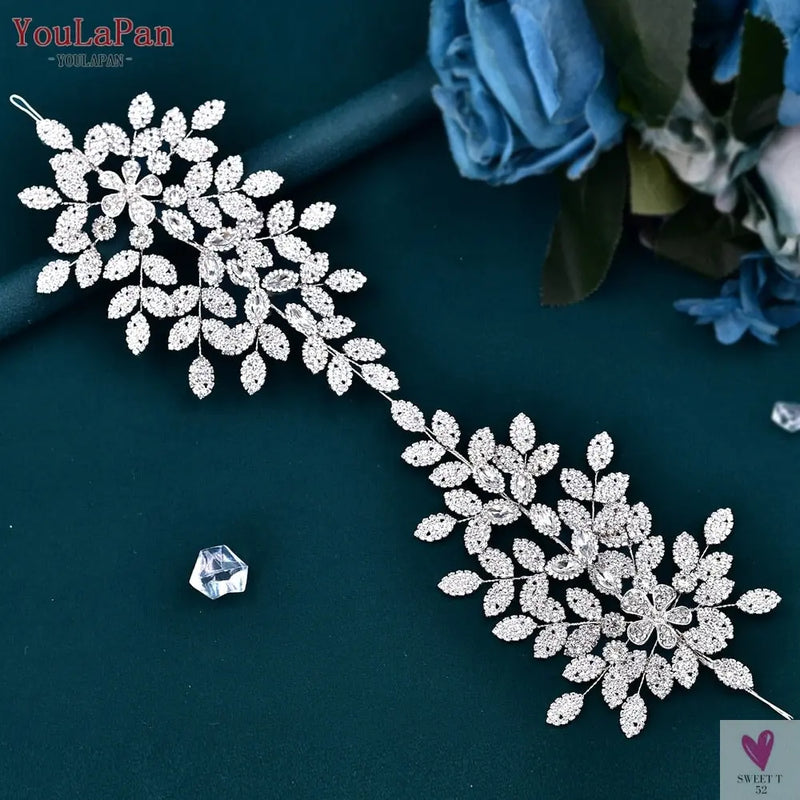 Bridal/Pageant Tiara - Crystal Crown Hair Accessories, Luxury Headdress Alloy for Women & Girls