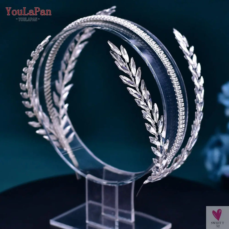 Bridal/Pageant Tiara - Crystal Crown Hair Accessories, Luxury Headdress Alloy for Women & Girls
