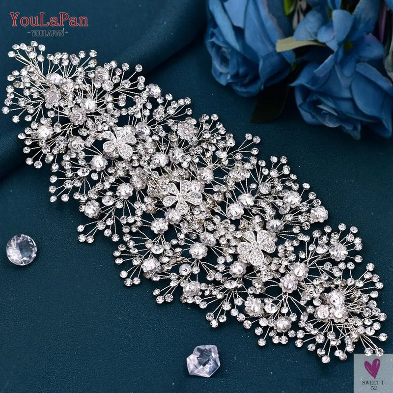 Bridal/Pageant Tiara - Crystal Crown Hair Accessories, Luxury Headdress Alloy for Women & Girls