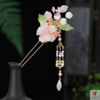 Chinese Hair Clips For Women  & Girls. Vintage Hanfu Barrettes, Retro Wedding Headpiece, Hair Jewelry Headdress Sweet T 52