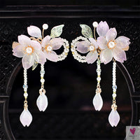 Chinese Hair Clips For Women  & Girls. Vintage Hanfu Barrettes, Retro Wedding Headpiece, Hair Jewelry Headdress Sweet T 52