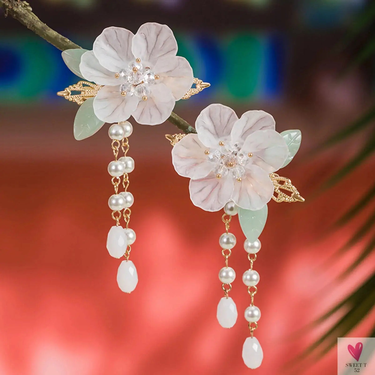 Chinese Hair Clips For Women  & Girls. Vintage Hanfu Barrettes, Retro Wedding Headpiece, Hair Jewelry Headdress Sweet T 52