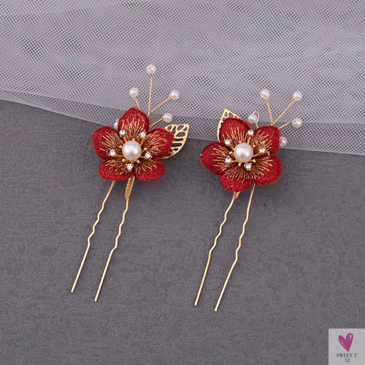 Chinese Hair Clips For Women  & Girls. Vintage Hanfu Barrettes, Retro Wedding Headpiece, Hair Jewelry Headdress Sweet T 52