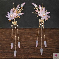 Chinese Hair Clips For Women  & Girls. Vintage Hanfu Barrettes, Retro Wedding Headpiece, Hair Jewelry Headdress Sweet T 52