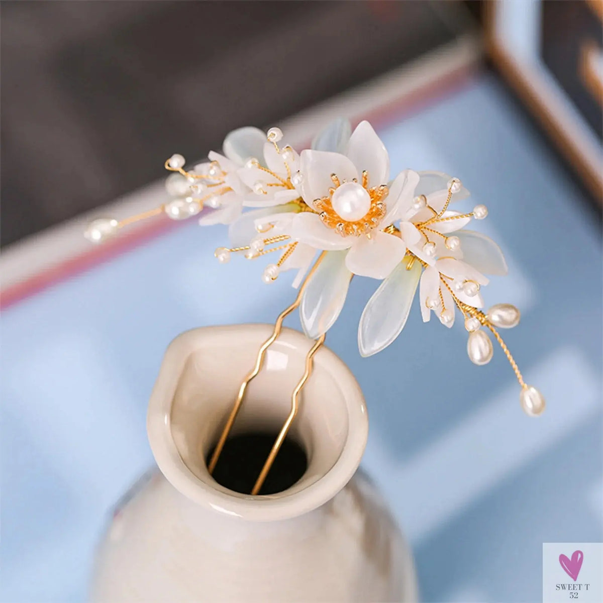 Chinese Hair Clips For Women  & Girls. Vintage Hanfu Barrettes, Retro Wedding Headpiece, Hair Jewelry Headdress Sweet T 52
