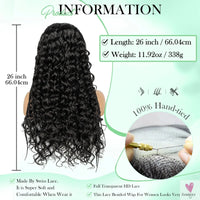 Cornrow Synthetic Braided Wig - 13*6 Lace Front Wig, Knotless Box Braided Wig, Partition Design with Curly Hair for Women Sweet T 52