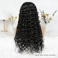 Cornrow Synthetic Braided Wig - 13*6 Lace Front Wig, Knotless Box Braided Wig, Partition Design with Curly Hair for Women Sweet T 52
