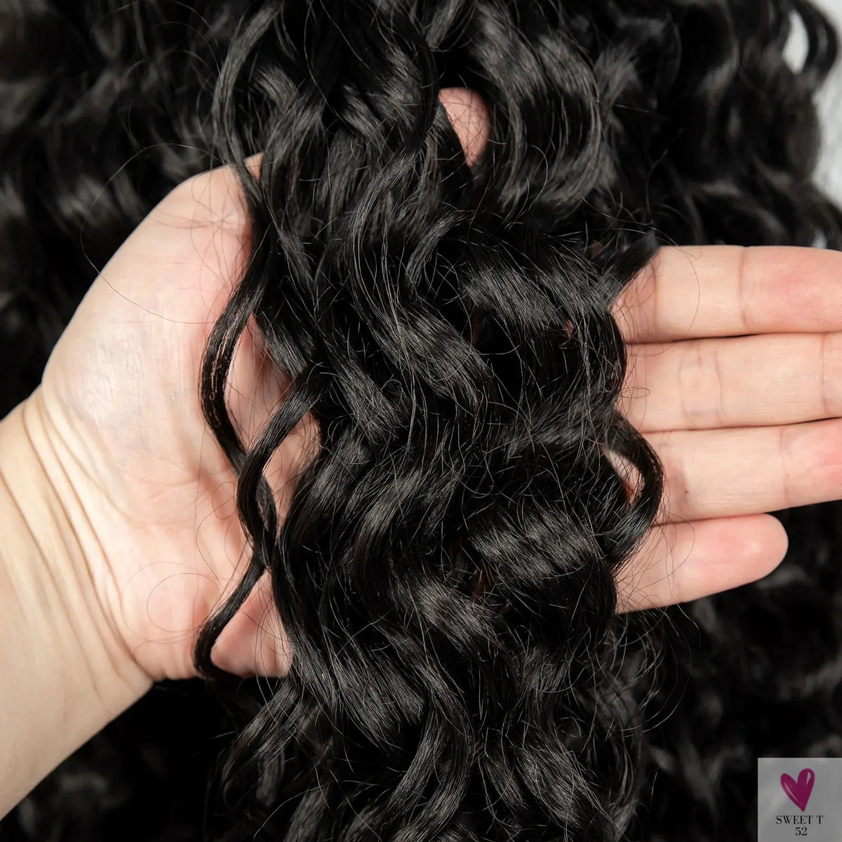 Cornrow Synthetic Braided Wig - 13*6 Lace Front Wig, Knotless Box Braided Wig, Partition Design with Curly Hair for Women Sweet T 52