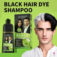 Cover Your Gray - Black Hair Dye/Shampoo, 500 ml Herbal Hair Color, Instant Gray To Black Shampoo For Women & Men SWEET T 52