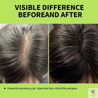 Cover Your Gray - Black Hair Dye/Shampoo, 500 ml Herbal Hair Color, Instant Gray To Black Shampoo For Women & Men SWEET T 52