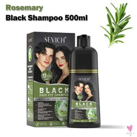 Cover Your Gray - Black Hair Dye/Shampoo, 500 ml Herbal Hair Color, Instant Gray To Black Shampoo For Women & Men SWEET T 52