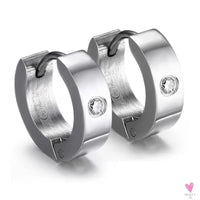 Cute Hoop Earrings for Women/Men, Stainless Steel Ear Cuff - Huggie Jewelry SWEET T 52