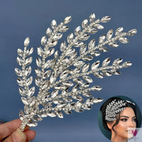DZ061 Fashion Bride Headpiece Zircon Wedding Comb With Cubic Luxury Barrettes Hairband Wedding Hair Accessories Bridal Crowns SWEET T 52