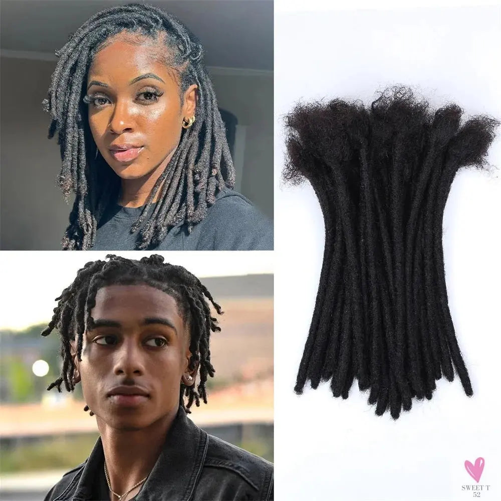 Dreadlock Extensions/Loc Extensions, Afro Kinky Dread Extensions for Men/Women and Children Sweet T 52