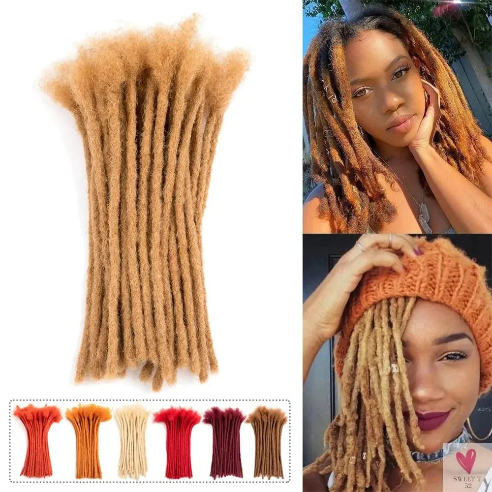 Dreadlock Extensions/Loc Extensions, Afro Kinky Dread Extensions for Men/Women and Children Sweet T 52