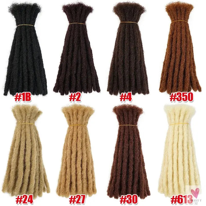 Dreadlock Extensions/Loc Extensions, Afro Kinky Dread Extensions for Men/Women and Children Sweet T 52