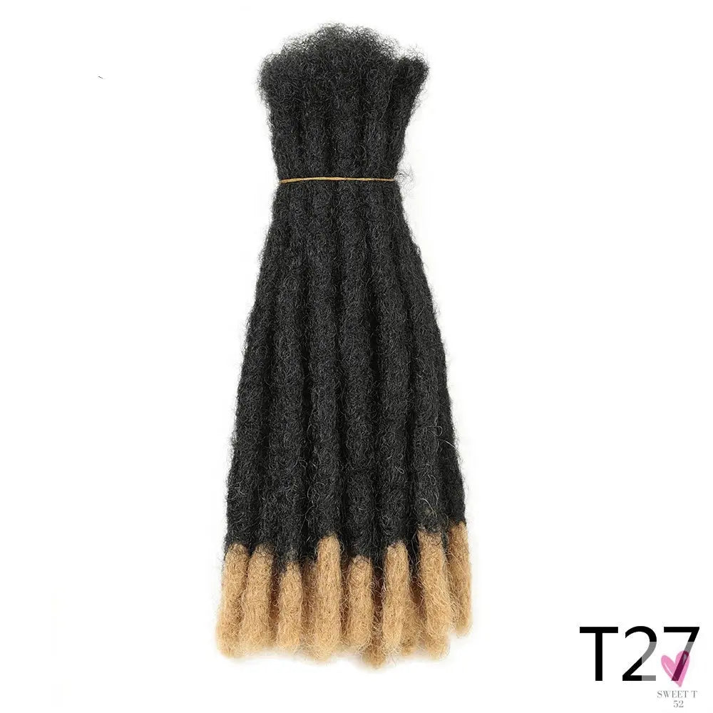 Dreadlock Extensions/Loc Extensions, Afro Kinky Dread Extensions for Men/Women and Children Sweet T 52