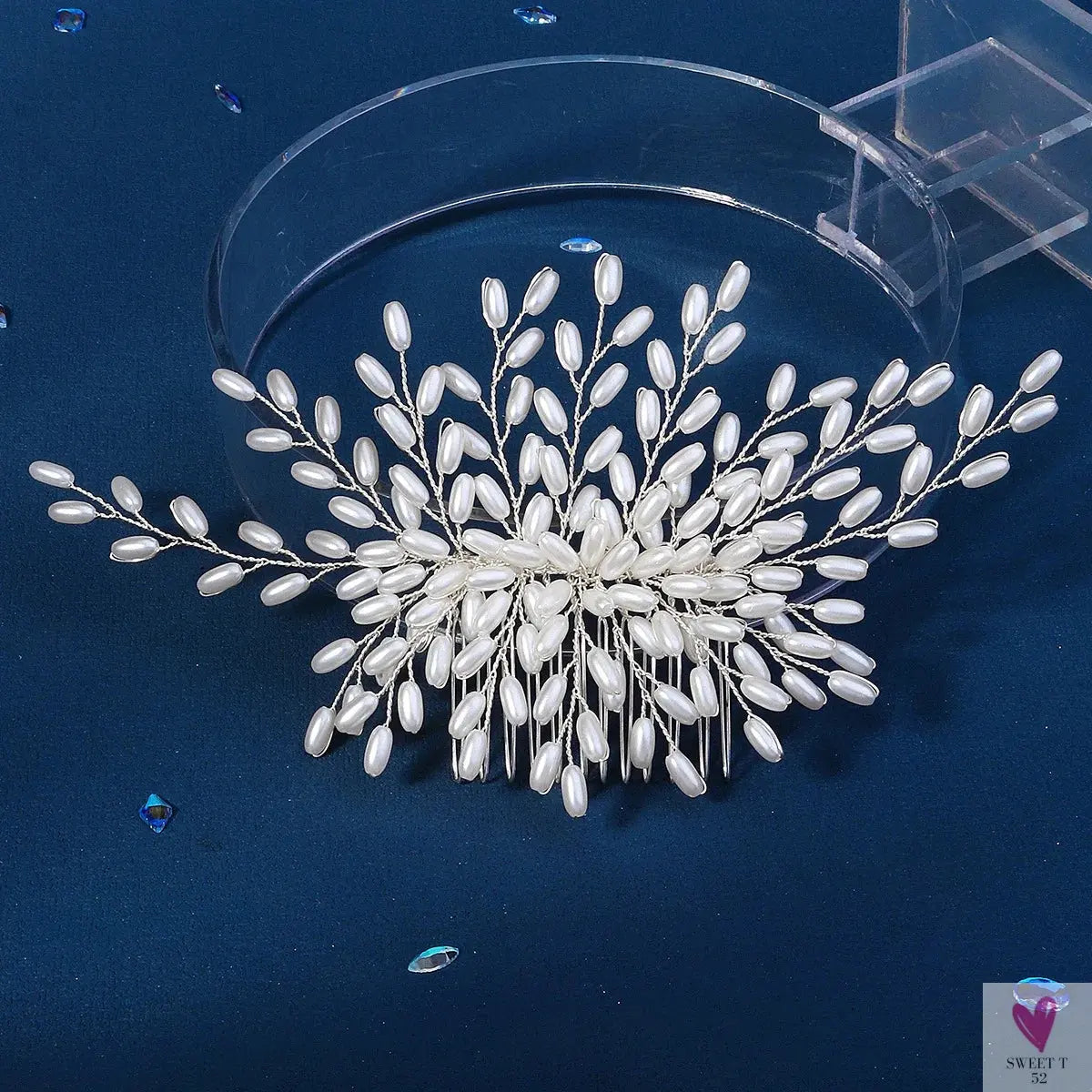 Elegant Hair Pins or Combs for Special Occasions, Weddings and Festivals for Women & Girls-hair accessories-SWEET T 52