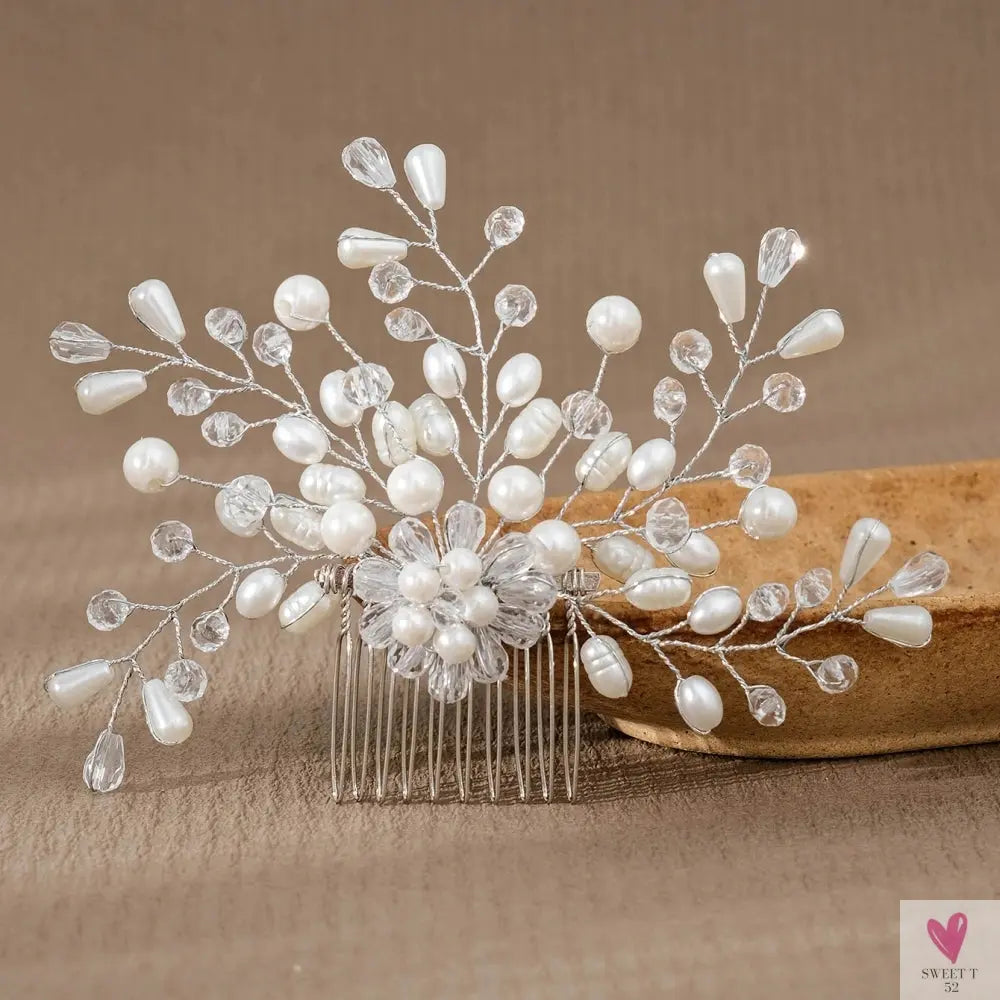 Elegant Hair Pins or Combs for Special Occasions, Weddings and Festivals for Women & Girls-hair accessories-SWEET T 52
