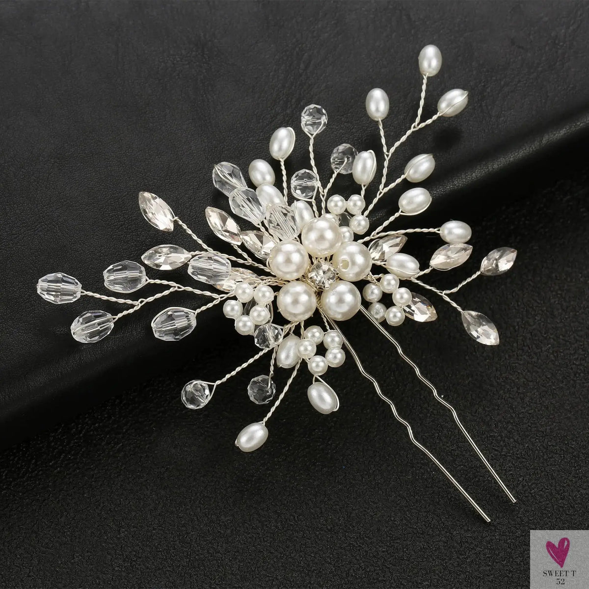 Elegant Hair Pins or Combs for Special Occasions, Weddings and Festivals for Women & Girls-hair accessories-SWEET T 52