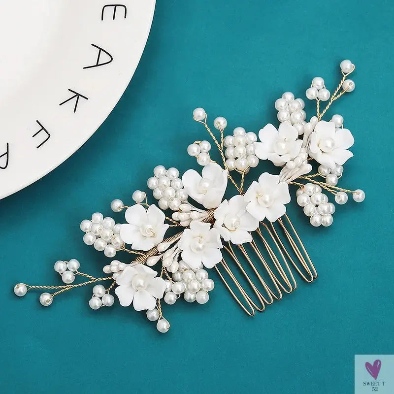 Elegant Hair Pins or Combs for Special Occasions, Weddings and Festivals for Women & Girls-hair accessories-SWEET T 52