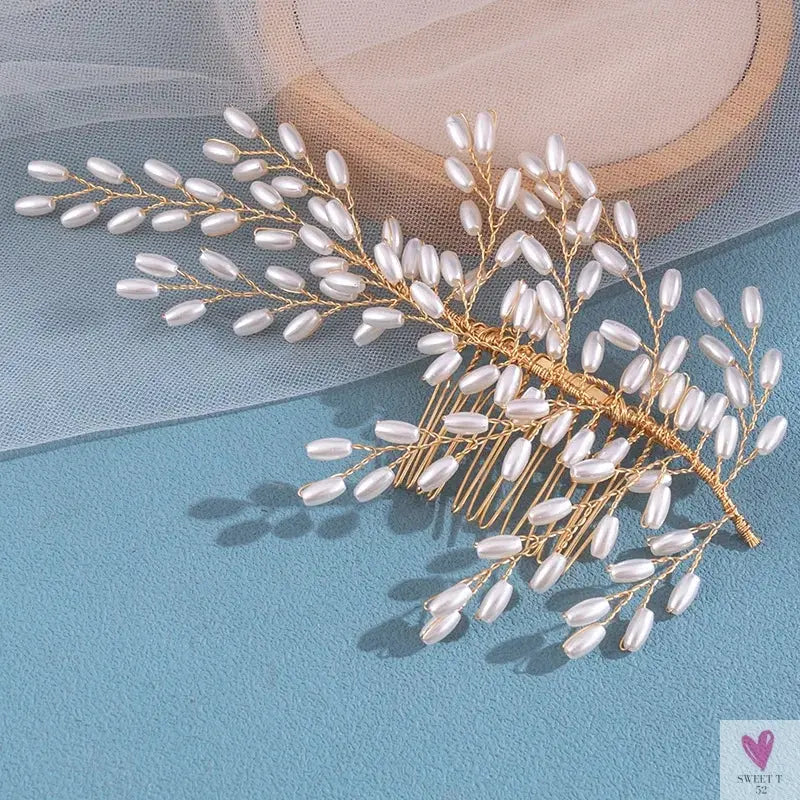 Elegant Hair Pins or Combs for Special Occasions, Weddings and Festivals for Women & Girls-hair accessories-SWEET T 52